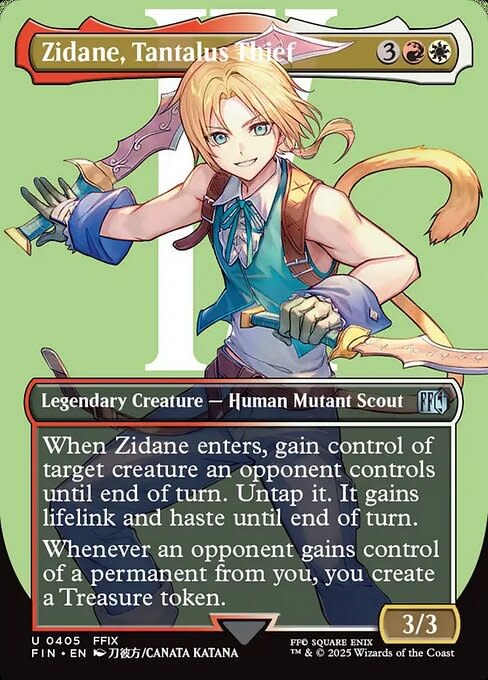 Zidane, Tantalus Thief - Foil