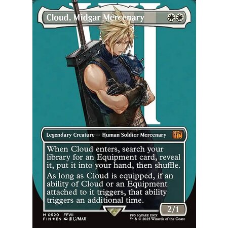 Cloud, Midgar Mercenary - Surge Foil