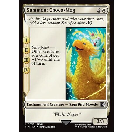 Summon: Choco/Mog - Foil