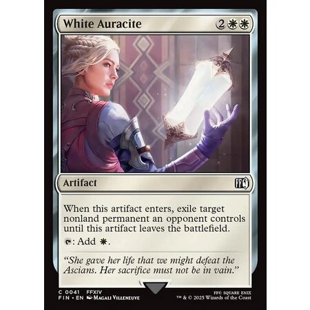 White Auracite - Foil
