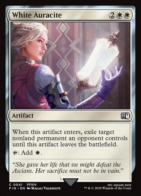 White Auracite - Foil