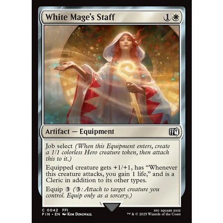 White Mage's Staff - Foil