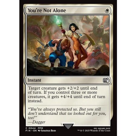 You're Not Alone - Foil