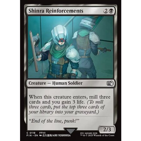 Shinra Reinforcements - Foil
