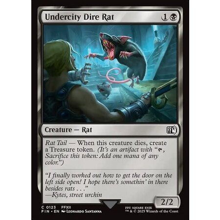 Undercity Dire Rat - Foil
