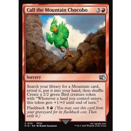 Call the Mountain Chocobo - Foil