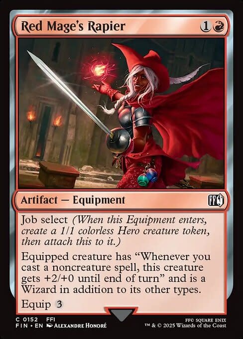 Red Mage's Rapier - Foil