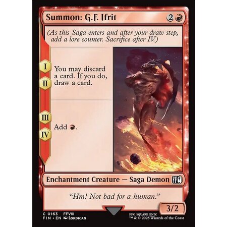 Summon: G.F. Ifrit - Foil
