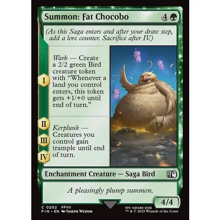 Summon: Fat Chocobo - Foil