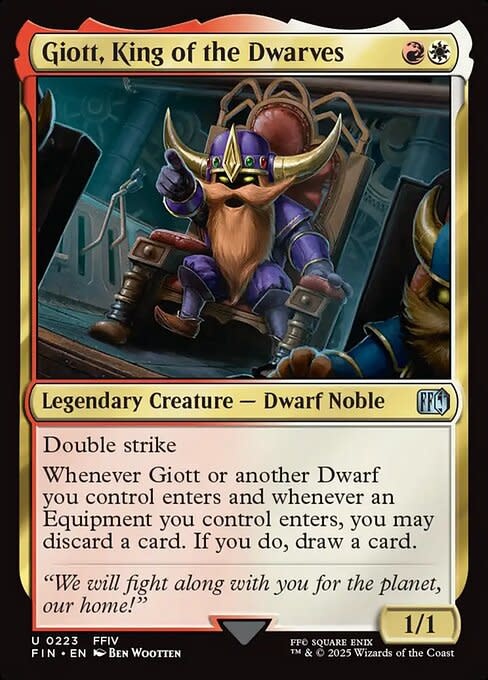 Giott, King of the Dwarves - Foil