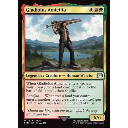 Gladiolus Amicitia - Foil