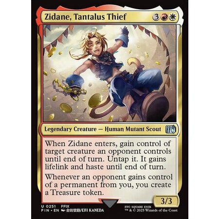 Zidane, Tantalus Thief - Foil