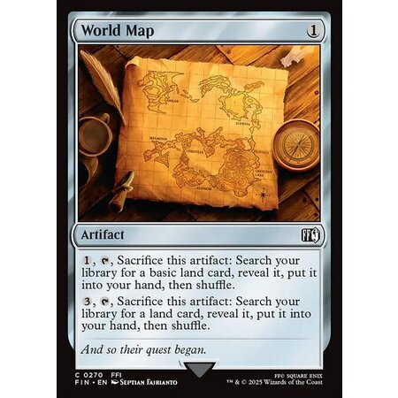 World Map - Foil