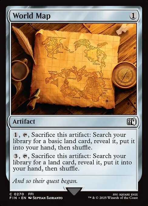 World Map - Foil