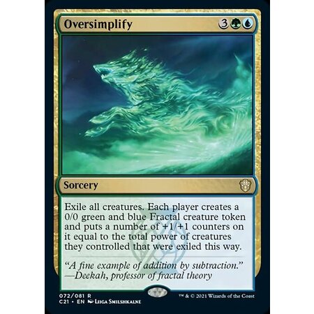 Oversimplify
