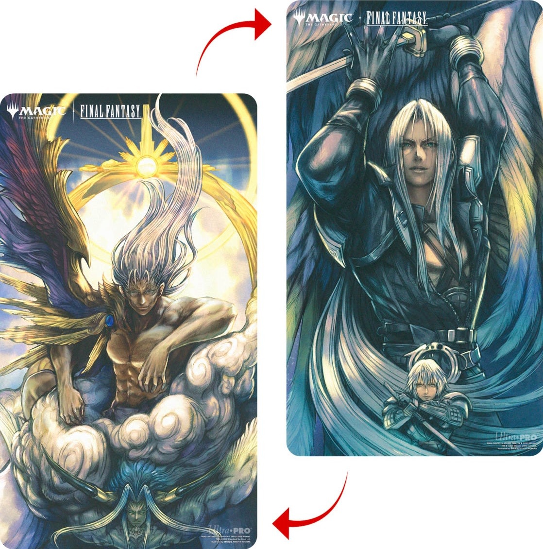 UP Double Sided Playmat - Final Fantasy - Sephiroth, Fabled SOLDIER