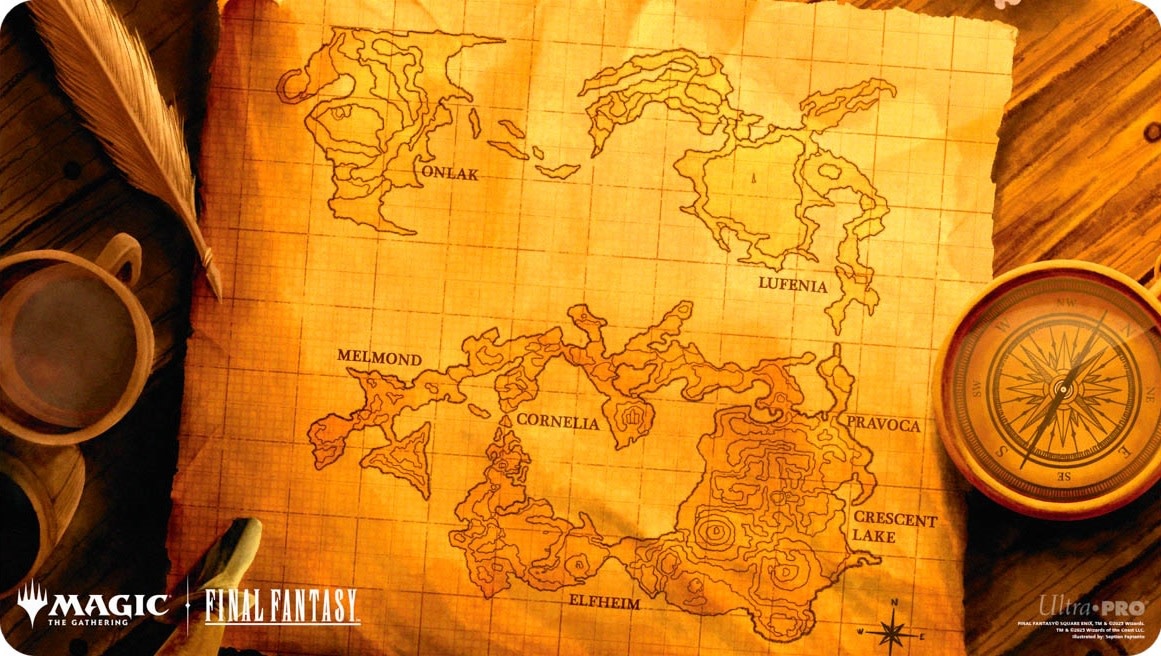UP Playmat - Final Fantasy - Map
