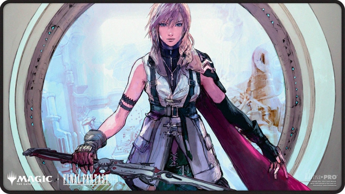 UP Stitched Premium Playmat - Final Fantasy - Lightning, Army of One