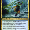 Tishana, Voice of Thunder
