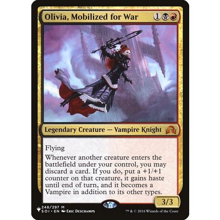Olivia, Mobilized for War