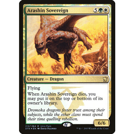 Arashin Sovereign - Foil - Intro Pack Promo