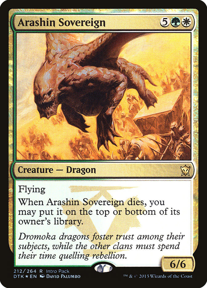 Arashin Sovereign - Foil - Intro Pack Promo