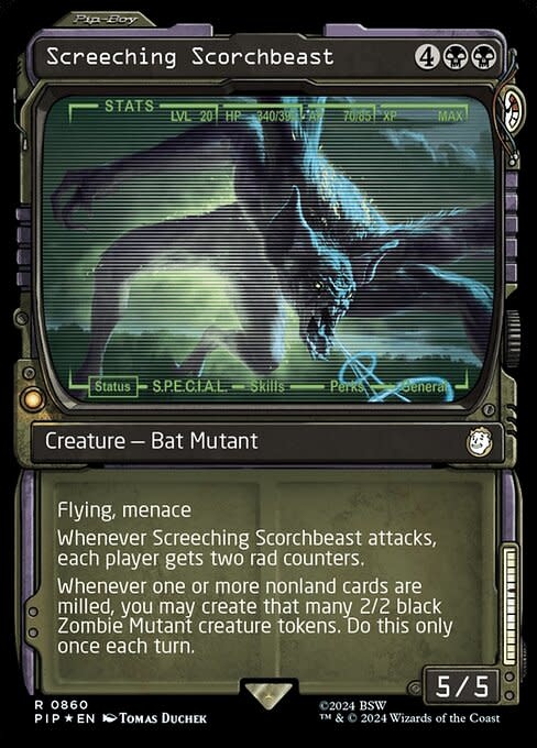 Screeching Scorchbeast - Surge Foil