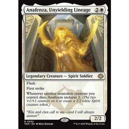 Anafenza, Unyielding Lineage