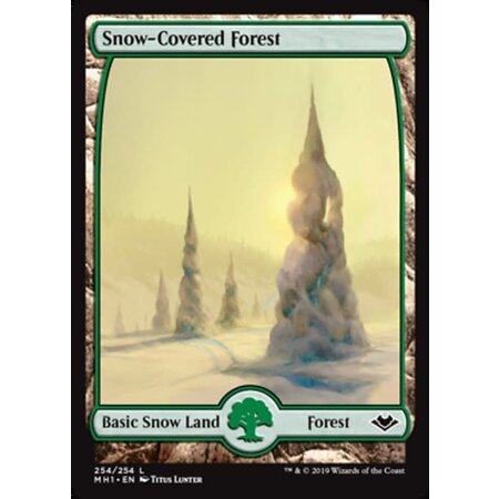 Snow-Covered Forest - Full Art (254)