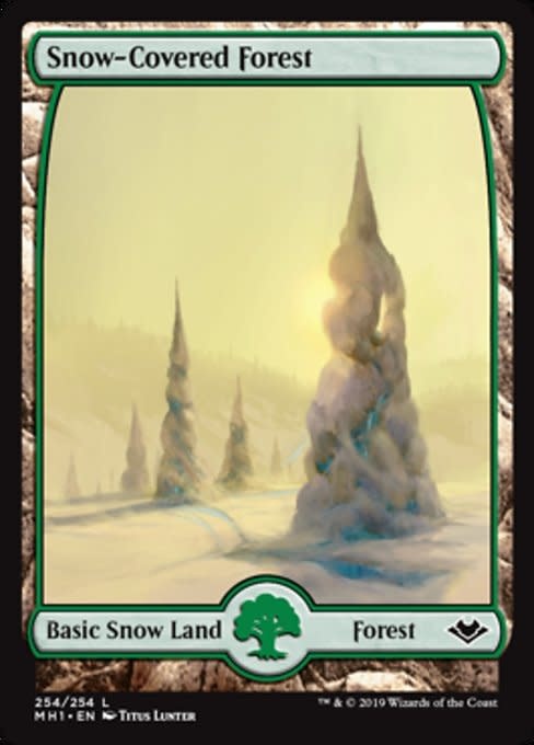 Snow-Covered Forest - Full Art (254)