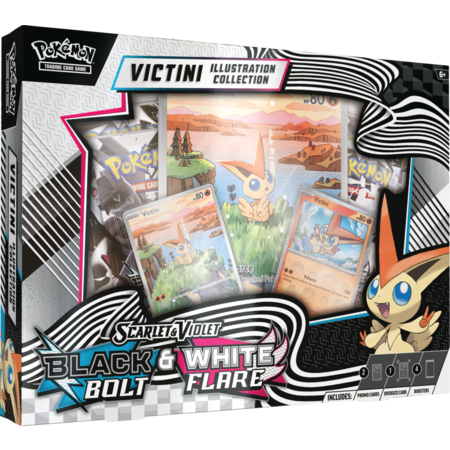 PREORDER - Pokemon Victini Illustration Collection - Black Bolt and White Flare