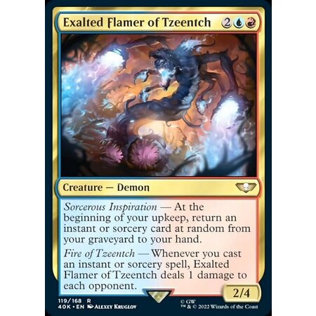 Exalted Flamer of Tzeentch