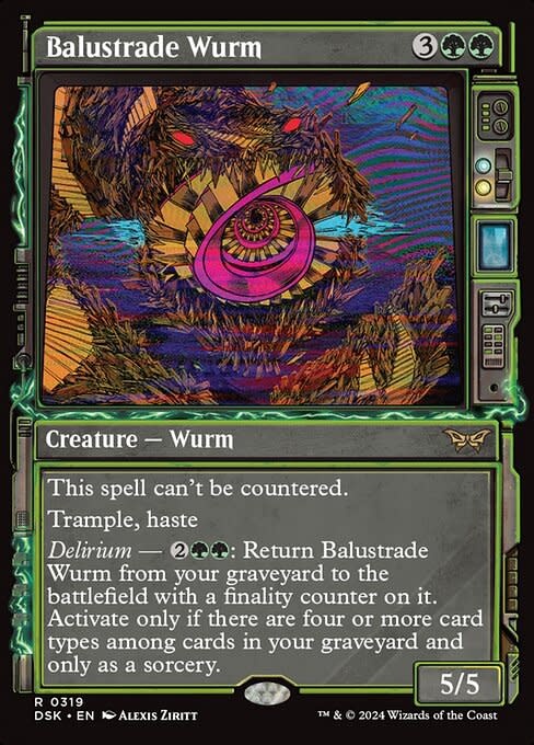 Balustrade Wurm - Foil