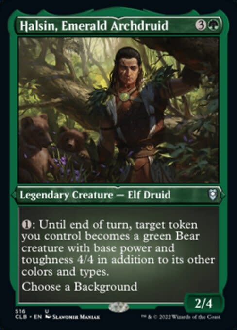 Halsin, Emerald Archdruid - Foil-Etched