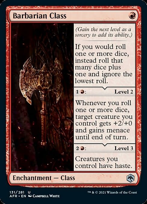Barbarian Class - Foil