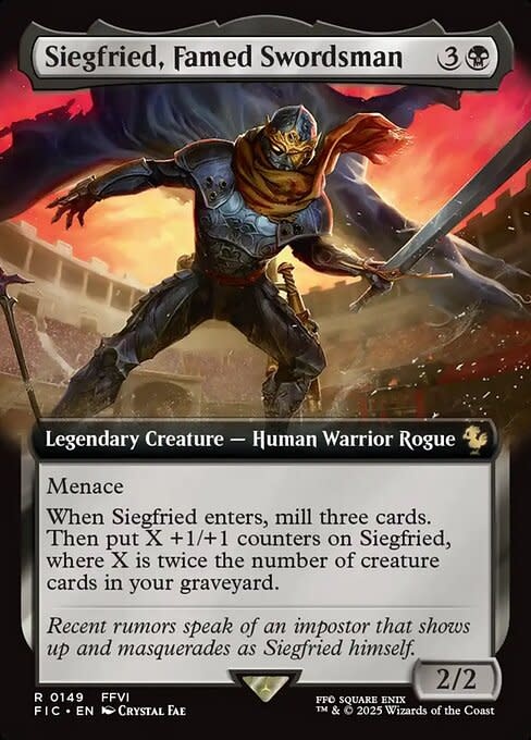 Siegfried, Famed Swordsman - Foil