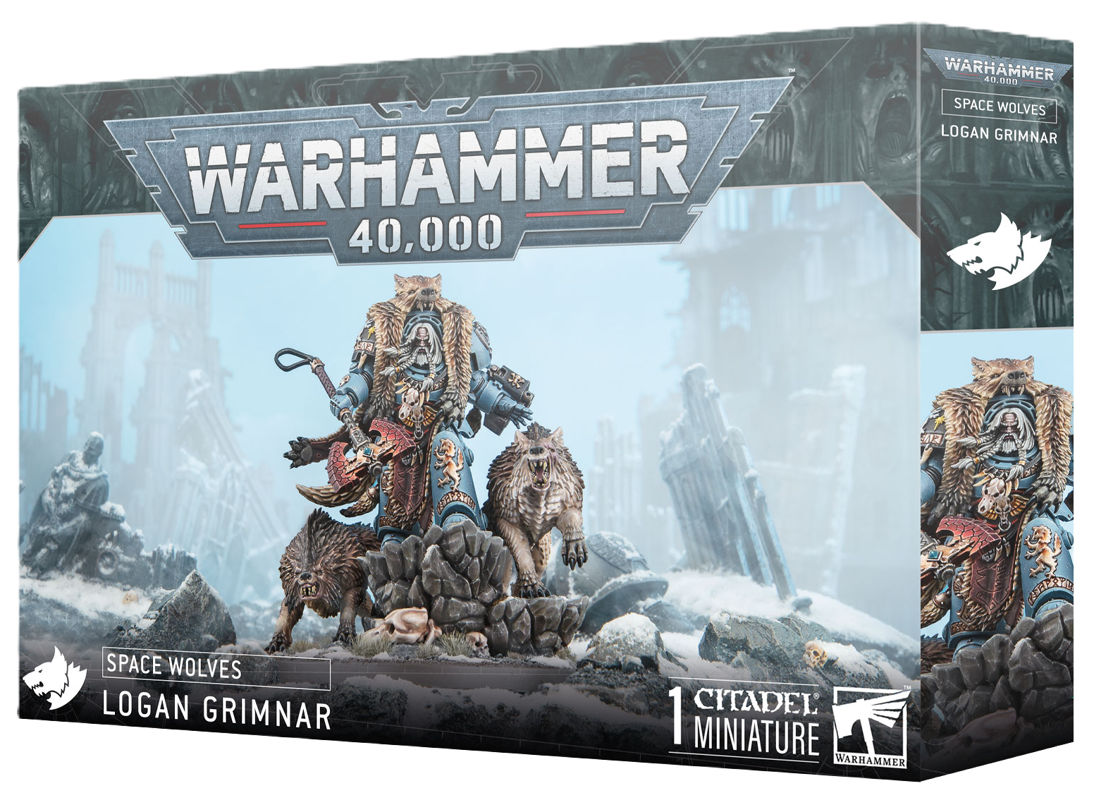 PREORDER - Warhammer 40,000: Space Wolves - Logan Grimnar