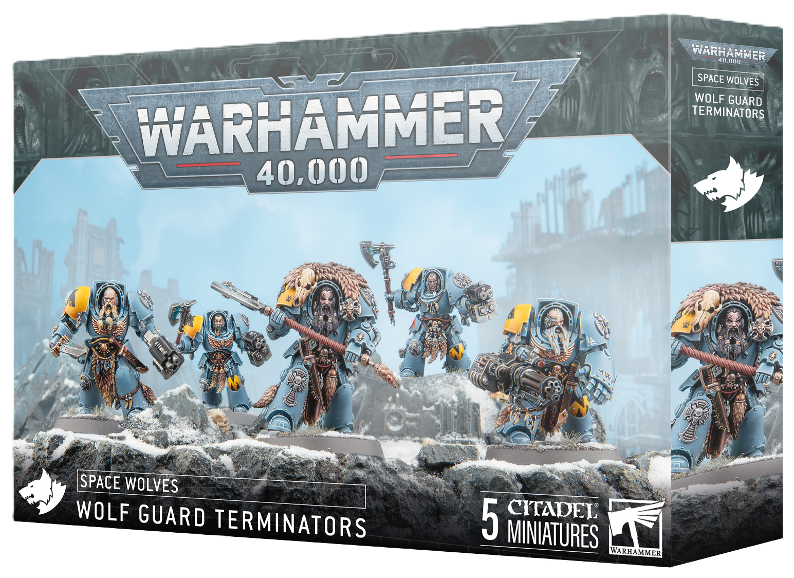 PREORDER - Warhammer 40,000: Space Wolves - Wolf Guard Terminators