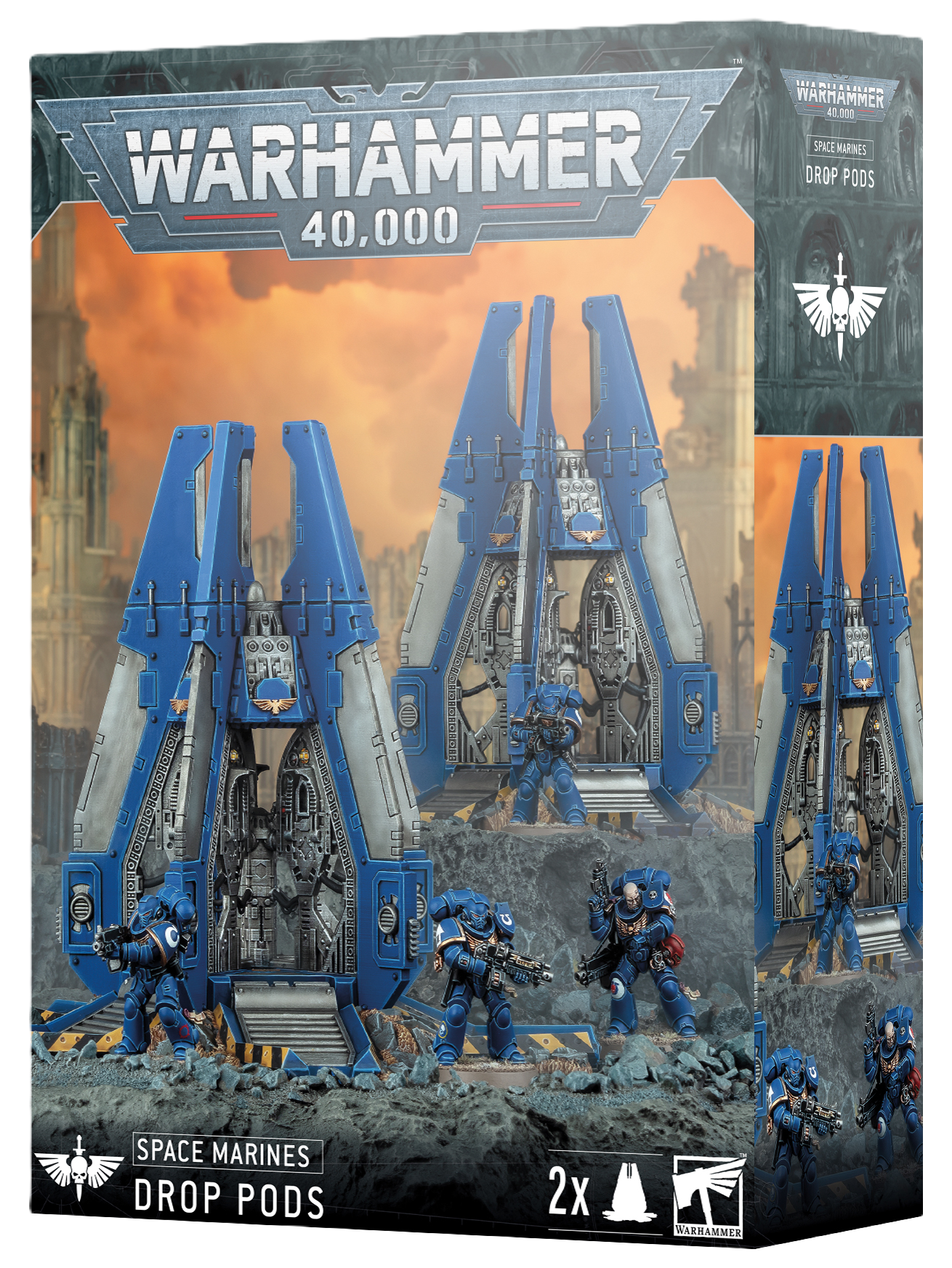 PREORDER - Warhammer 40,000: Space Marines - Drop Pods