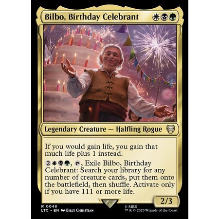 Bilbo, Birthday Celebrant