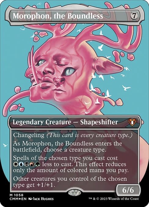 Morophon, the Boundless - Textured Foil
