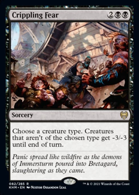 Crippling Fear - Foil