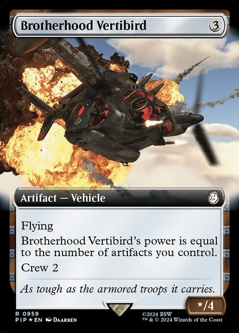 Brotherhood Vertibird - Surge Foil