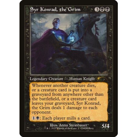 Syr Konrad, the Grim - Foil - Commander Party Promo