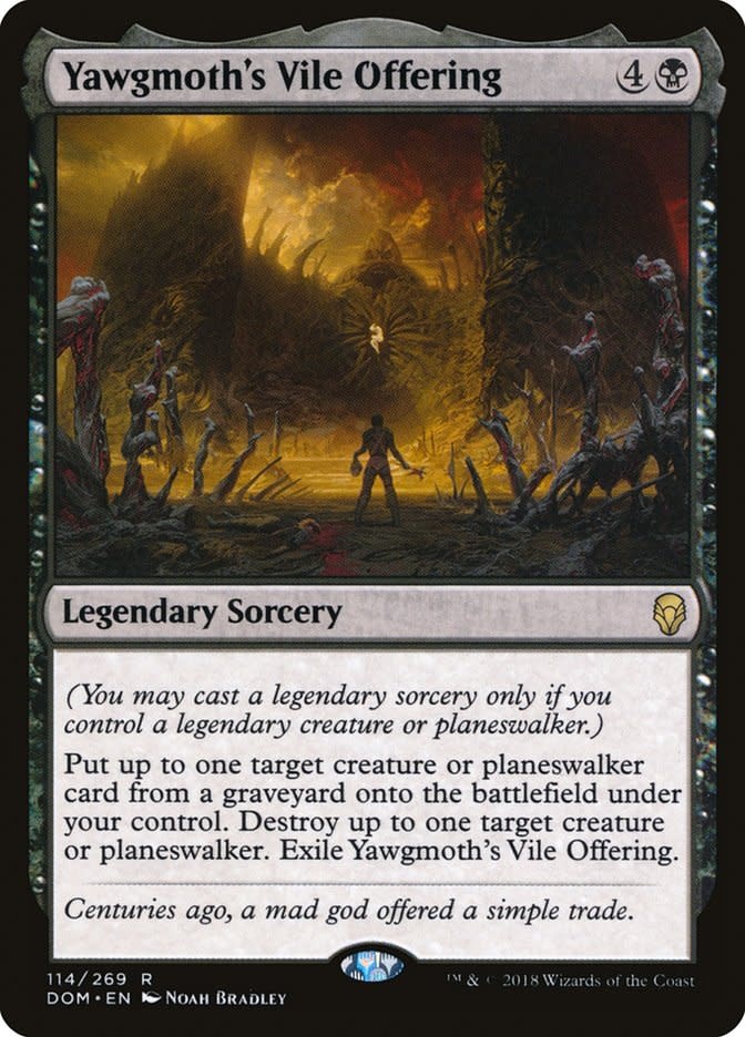 Yawgmoth's Vile Offering - Foil