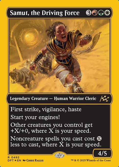 Samut, the Driving Force - First Place Foil