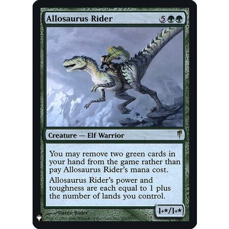 Allosaurus Rider - Foil