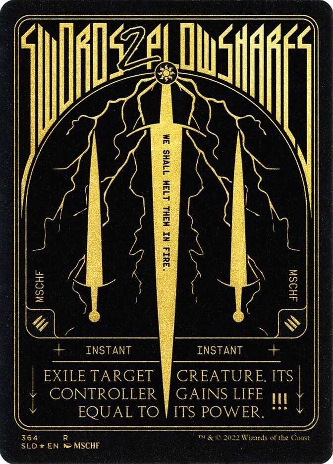 Swords to Plowshares - Foil-Etched