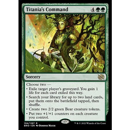 Titania's Command - Foil