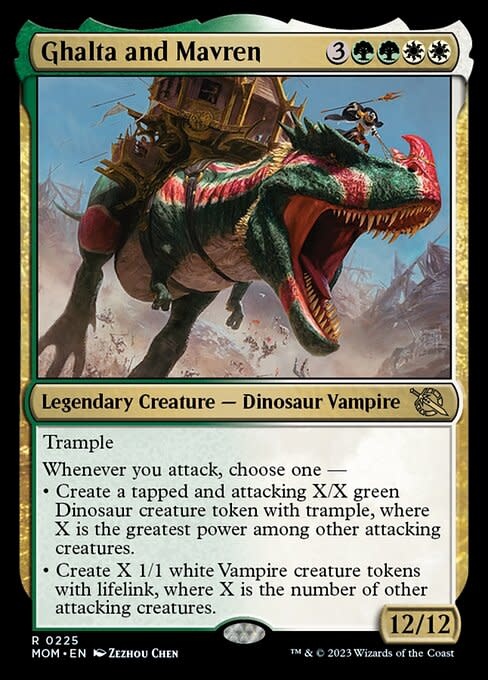 Ghalta and Mavren - Foil